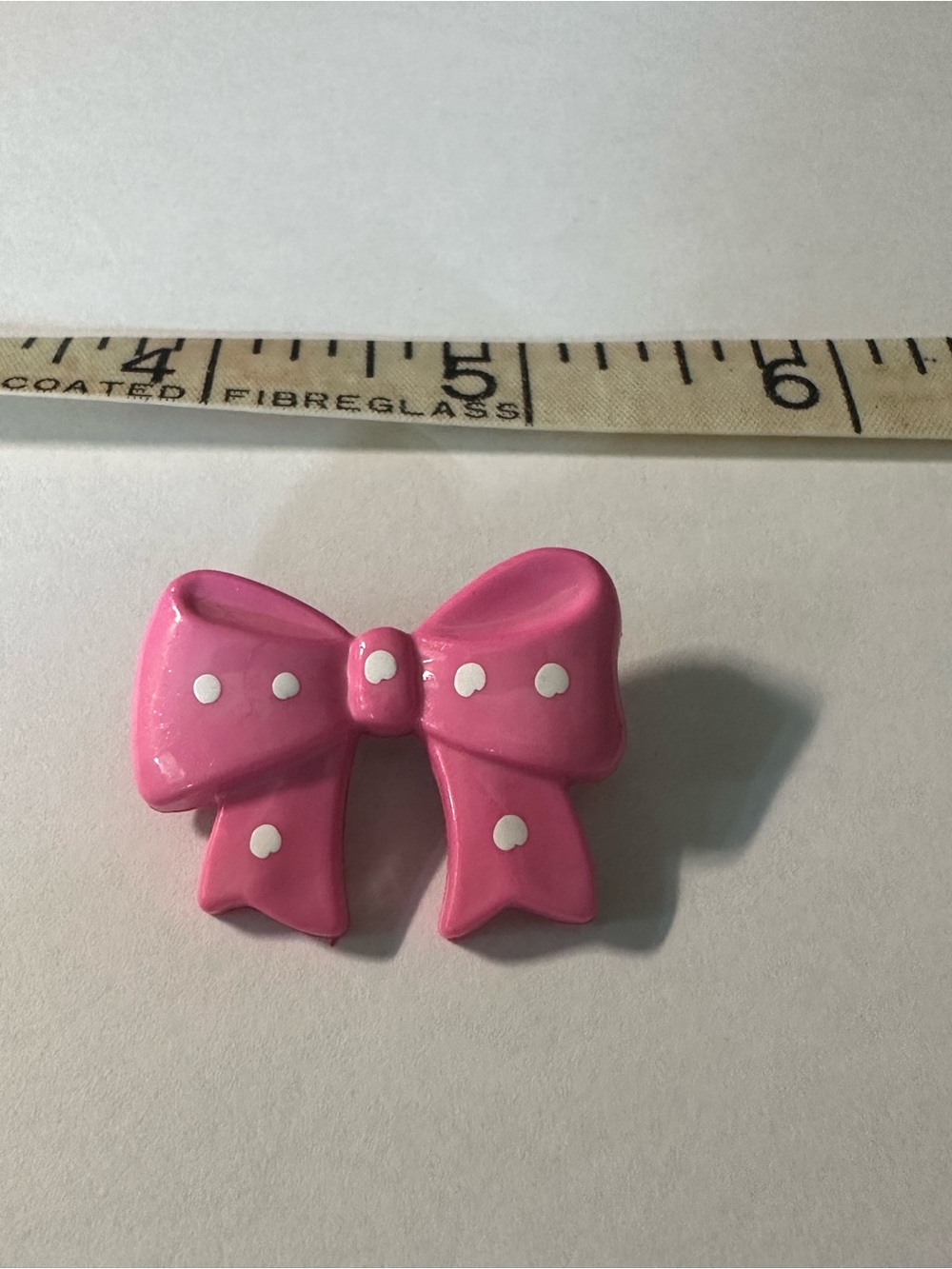 Vintage Pink Bow Brooch